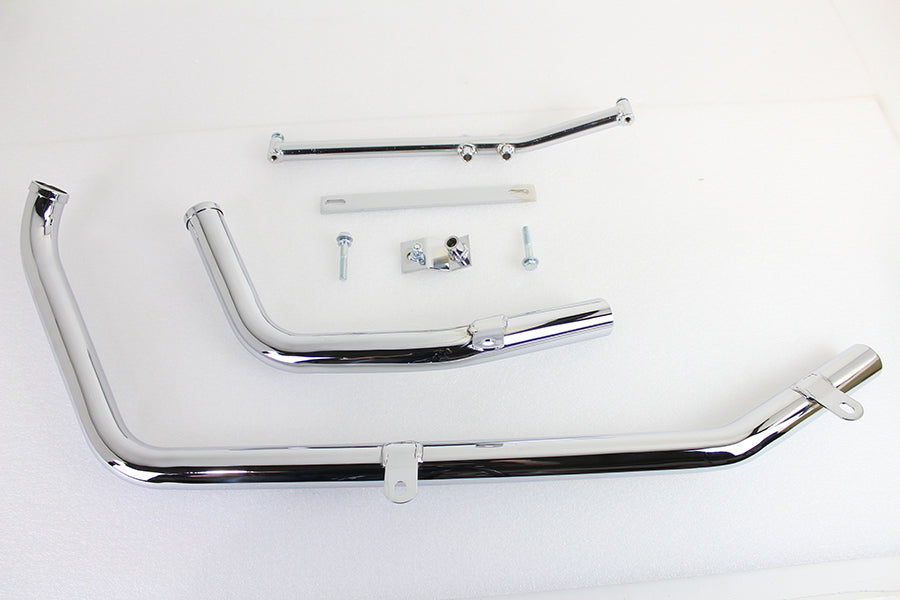 HARLEY Auspuffkrümmer-Set Chrom, passend für 1995-1999 FXST,