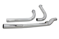 HARLEY Upsweep Auspuffkrümmer-Set Chrom Passend für 1966-1969 FL,