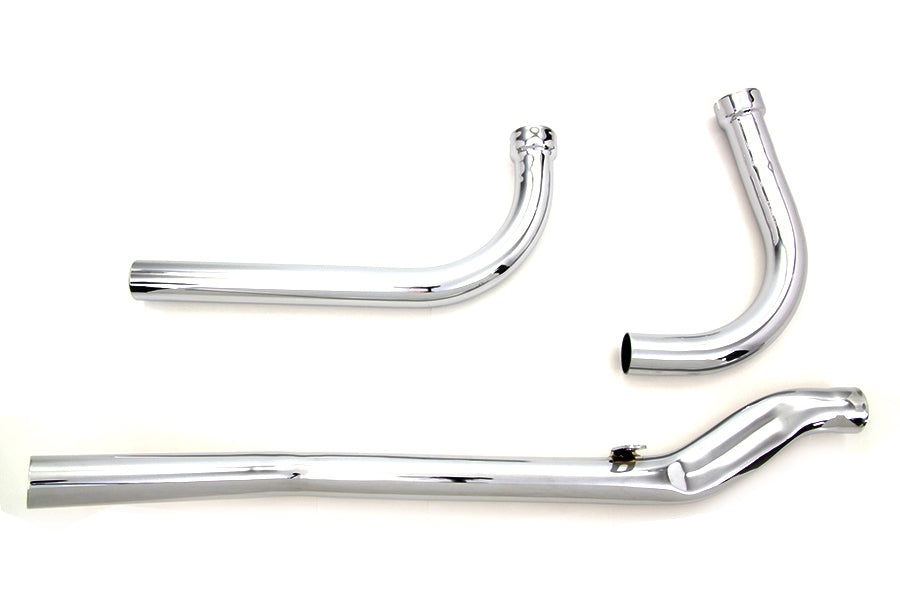 HARLEY Panhead Upsweep Auspuffkrümmer-Set passend für 1948-1957 FL,