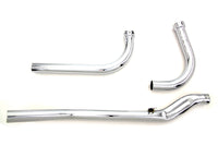 HARLEY Panhead Upsweep Auspuffkrümmer-Set passend für 1948-1957 FL,