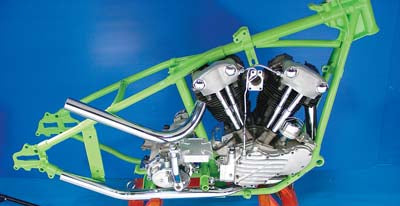 HARLEY Auspuffkrümmer Set Upsweep Passend für 1941-1947 FL,