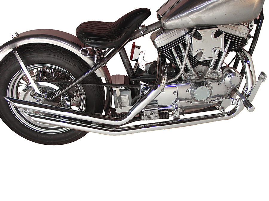HARLEY Auspuff Drag Pipe Set Slash Cut passend für 1957-1978 XL, 1980-1985 XL,