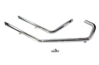 HARLEY Auspuff Drag Pipe Set Slash Cut passend für 1957-1978 XL, 1980-1985 XL,