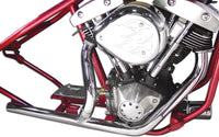 HARLEY Chrom-Auspuffkrümmer-Kit für Kick- oder Elektrostarter, passend für 1970-1984 FL,
