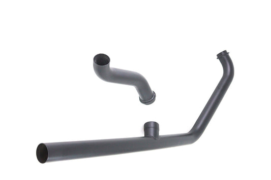 HARLEY Kick- oder Elektro-Auspuffkrümmer-Kit, schwarz, passend für 1970-1984 FL,