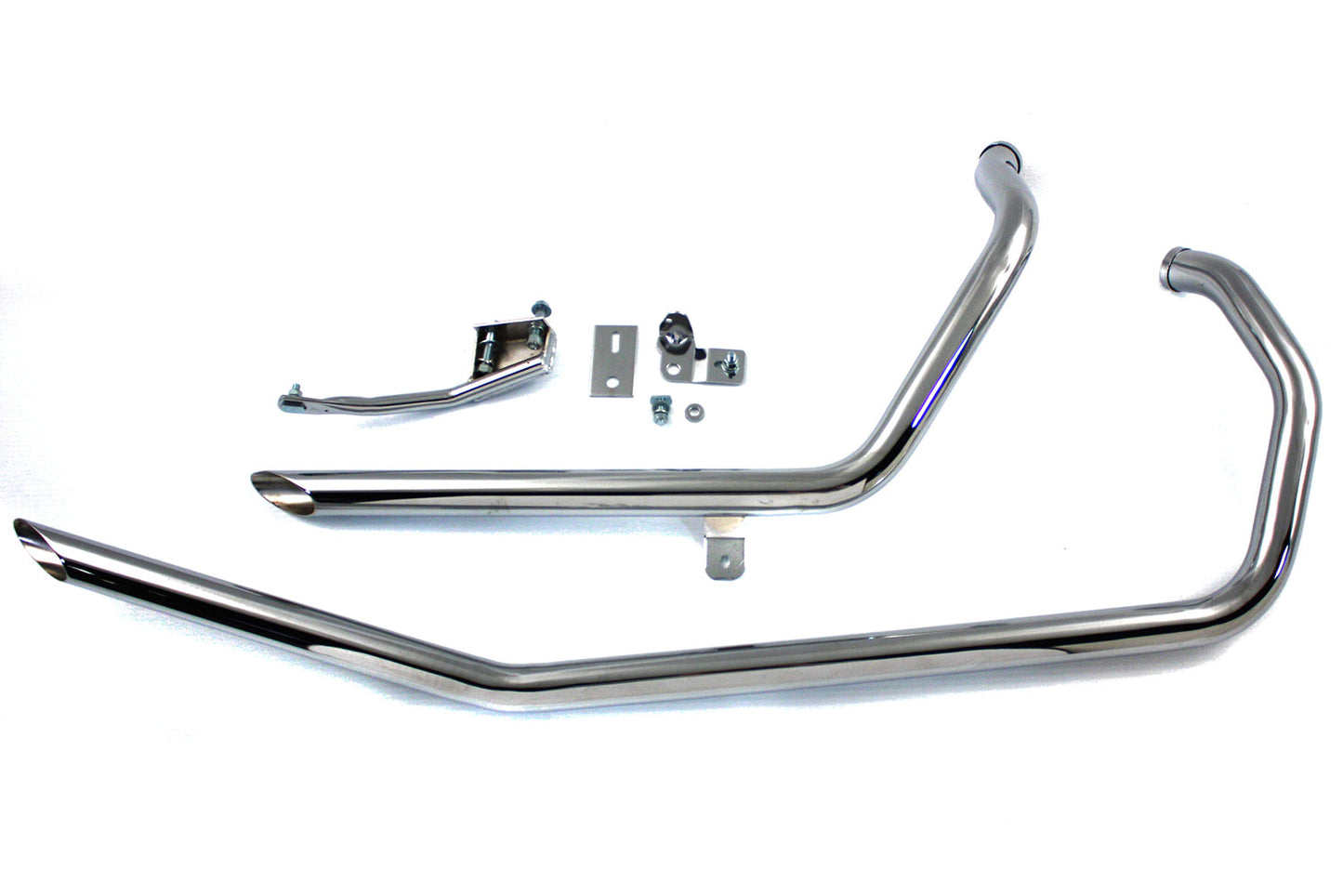 HARLEY Auspuff Drag Pipe Set Slash End passend für 1986-2003 XL,