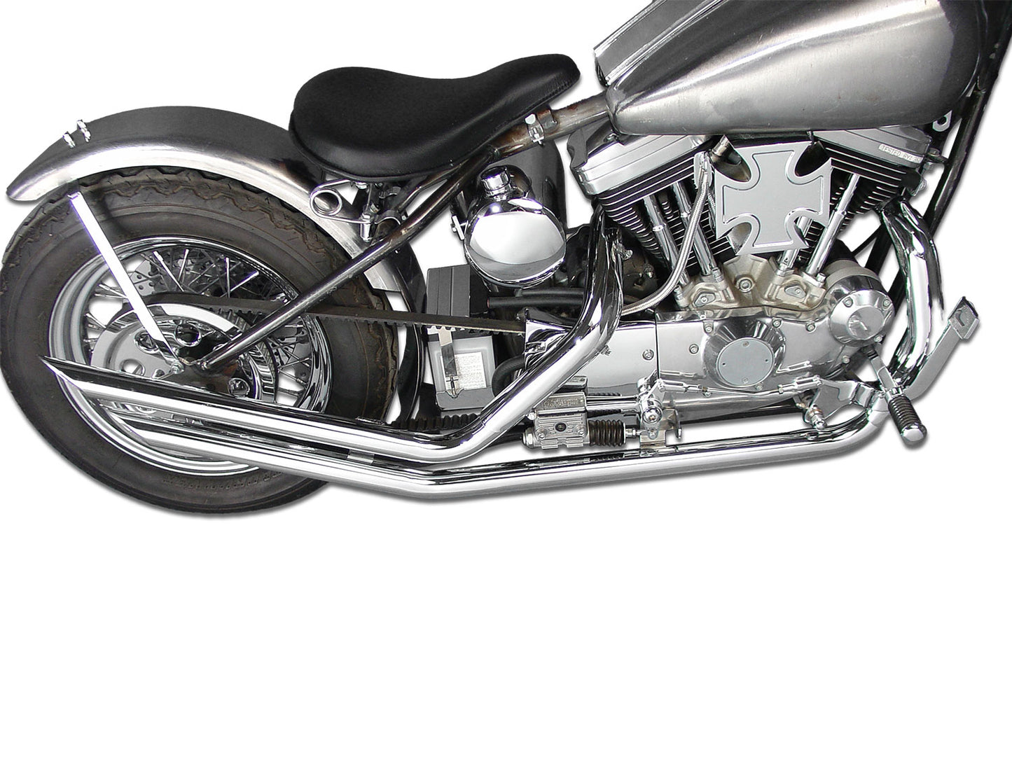 HARLEY Auspuff Drag Pipe Set Slash End passend für 1986-2003 XL,