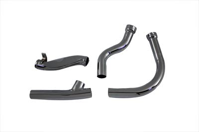 HARLEY 2-in-1 Auspuffkrümmer Chrom-Header-Set passend für 1948-1957 FL,
