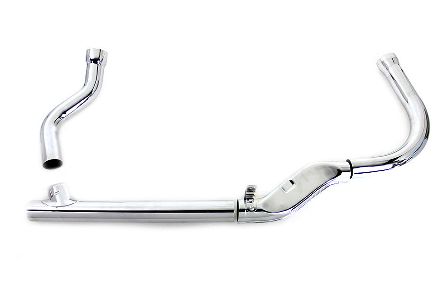 HARLEY Duo Glide Auspuffkrümmer Set Chrom Passend für 1958-1964 FL,