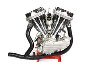 HARLEY 2-in-1 schwarzer Auspuffkrümmer-Satz für 1948-1957 FL,
