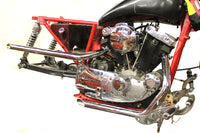 HARLEY Auspuff Drag Pipe Set Slash Cut passend für 1957-1978 XL, 1980-1985 XL,