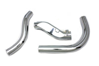 HARLEY Knucklehead Auspuffkrümmer Chrom Passend für 1936-1940 EL, 1941-1947 FL,