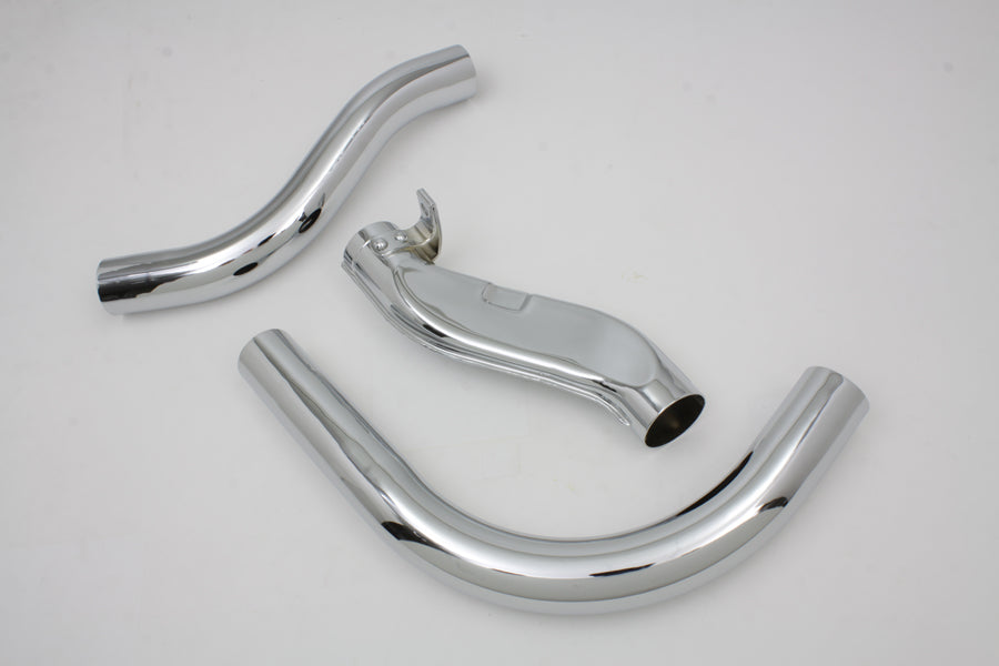 HARLEY Knucklehead Auspuffkrümmer Chrom Passend für 1936-1940 EL, 1941-1947 FL,