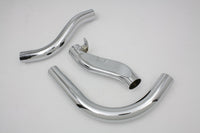 HARLEY Knucklehead Auspuffkrümmer Chrom Passend für 1936-1940 EL, 1941-1947 FL,