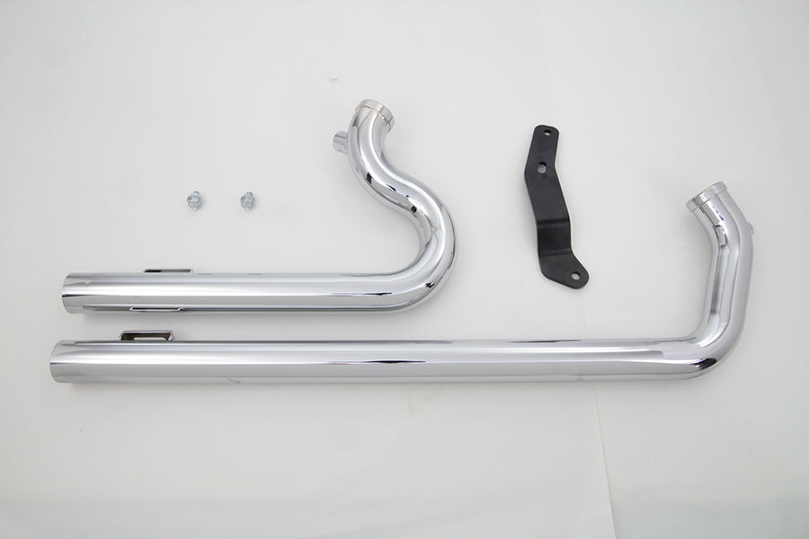 HARLEY XL Shotgun Auspuffanlage Drag Pipe Set Chrom Passend für 2004-UP XL,