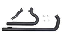 HARLEY XL Shotgun Auspuff Drag Pipe Set Schwarz passend für 2004-UP XL,
