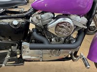 HARLEY 2:1 Siamese Auspuffkrümmer-Set Schwarz Passend für 0- Custom, Anwendung