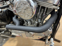 HARLEY 2:1 Siamese Auspuffkrümmer-Set Schwarz Passend für 0- Custom, Anwendung