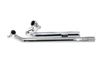 HARLEY Auspuff Drag Pipe Set Chrom Shotgun Style Passend für 1991-2017 FXD,