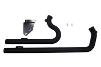 HARLEY Auspuffanlage Drag Pipe Set schwarz Schrotflinten-Stil passend für 1991–2017 FXD,