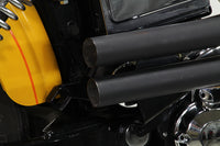 HARLEY Auspuffanlage Drag Pipe Set schwarz Schrotflinten-Stil passend für 1991–2017 FXD,