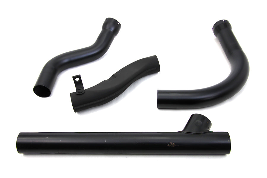 HARLEY Panhead Auspuffkrümmer-Satz schwarz passend für 1958-1964 FL,