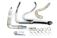 HARLEY Wyatt Gatling 1-3/4 inch 2 into 1 Exhaust Header Set Chrome fits 2014-UP XL,