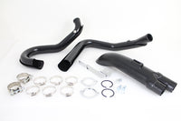 HARLEY Wyatt Gatling 1-3/4 inch 2 into 1 Exhaust Header Set Black fits 2014-UP XL,