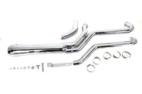 HARLEY Wyatt Gatling 2:1 Taper Megaphone Header Set Chrome fits 2007-2013 XL,