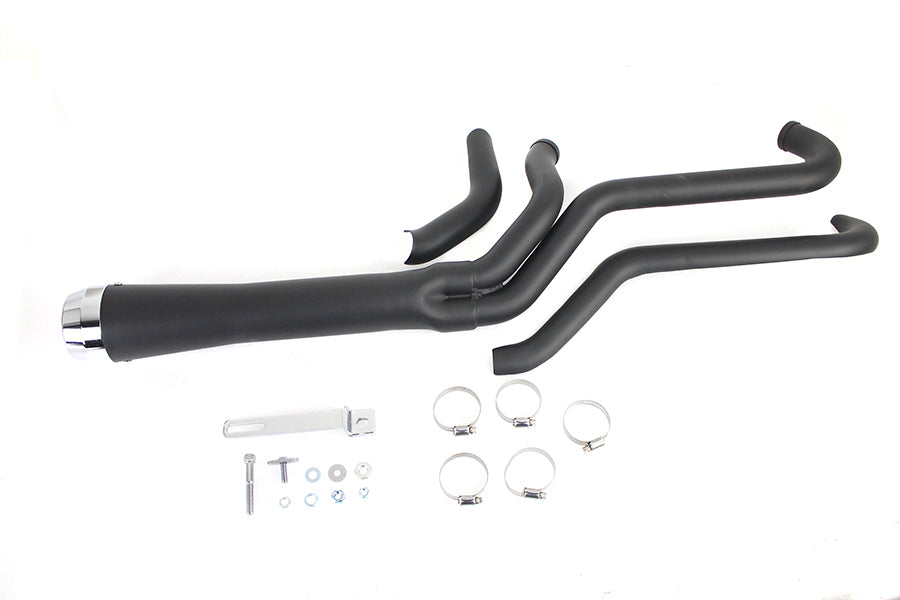 HARLEY Wyatt Gatling 2:1 Taper Megaphone Header Set Black fits 2007-2013 XL,