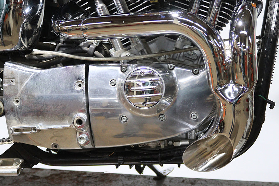 HARLEY XL Flame Thrower Header Set Chrom Passend für 1986-2003 XL,
