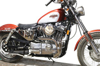 HARLEY XL Flame Thrower Header Set Chrom Passend für 1986-2003 XL,
