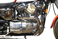 HARLEY XL Flame Thrower Header Set Chrom Passend für 1986-2003 XL,