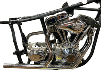 HARLEY Dual Crossover Chrom-Auspuffanlage passend für 1970–1984 FL,