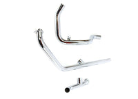 HARLEY Dual Crossover Chrom-Auspuffanlage passend für 1970–1984 FL,