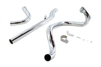 HARLEY Dual Crossover Chrom-Auspuffanlage passend für FL-Modelle von 1948–1964,