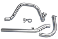 HARLEY Dual Crossover Chromauspuffanlage passend für 1966-1969 FL,