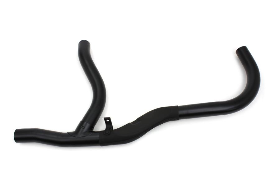 HARLEY Replica 2 into 1 Exhaust Pipe Header Set Black fits 1936-1940 EL,   1941-1947 FL,