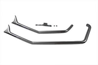 HARLEY Auspuff Drag Pipes Fishtail Chrom passend für 1986-1999 FXST,