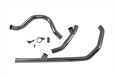 HARLEY Dual Crossover Auspuffanlage Chrom Passend für 1985-1994 FLT, Spät 1985