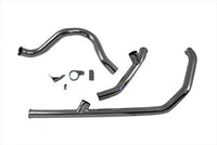 HARLEY Dual Crossover Auspuffanlage Chrom Passend für 1985-1994 FLT, Spät 1985