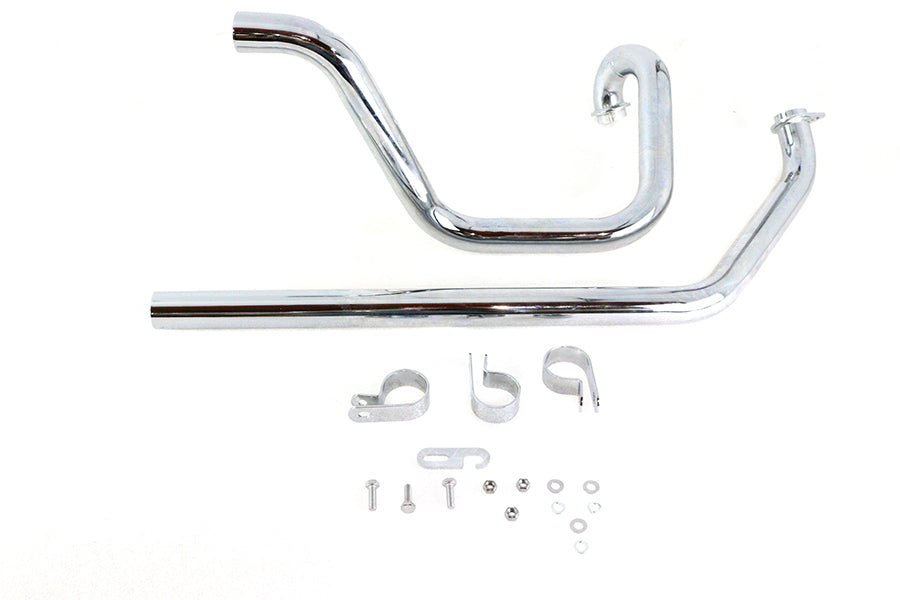 HARLEY True Dual Auspuffkrümmer-Set passend für 1970-1984 FL,