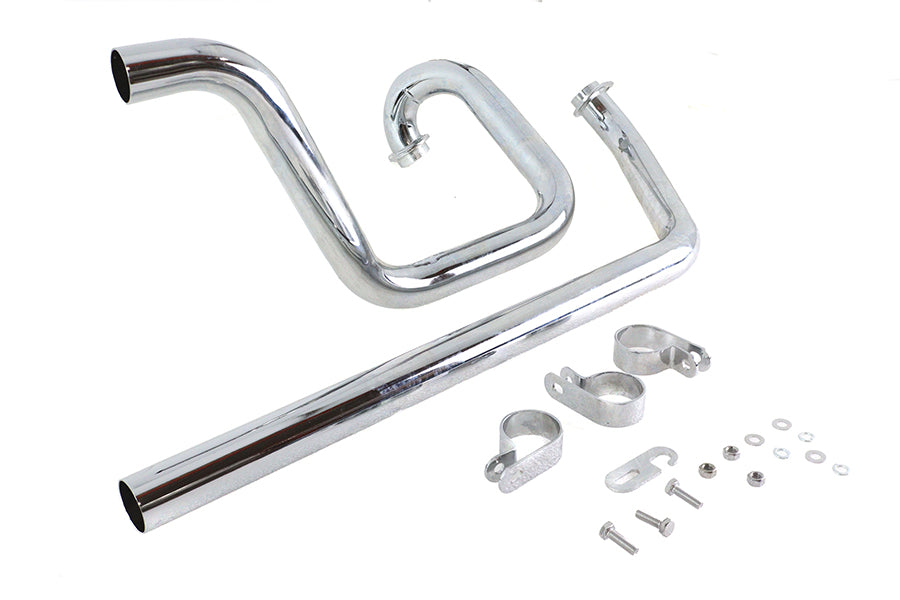 HARLEY True Dual Auspuffkrümmer-Set passend für 1970-1984 FL,