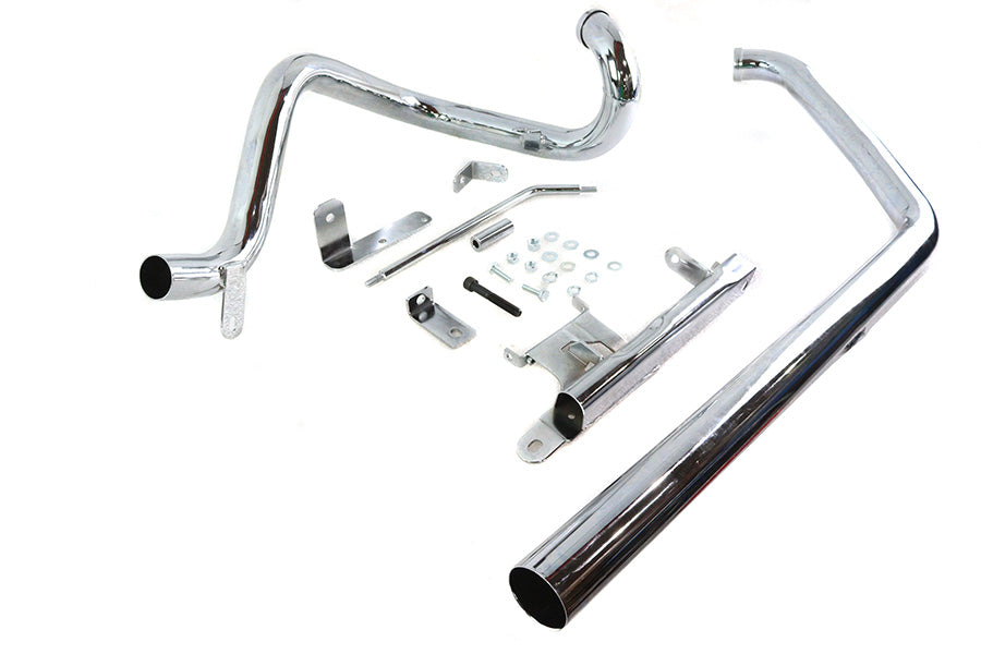 HARLEY Echte Doppelauspuffanlage Chrom passend für 2000-2006 FXST, 2000-2006 FLST,