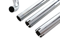HARLEY True Dual Chrome Auspuffanlage passend für 1970-1984 FL,