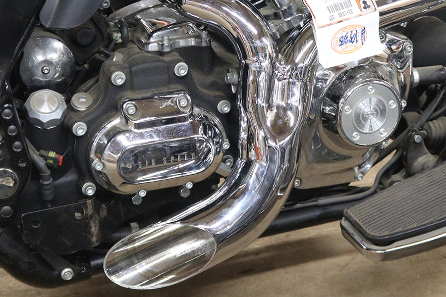 HARLEY Wyatt Gatling Ground Pounder Exhaust System Chrome fits 2007-UP FLT,