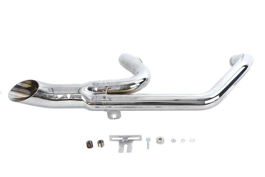 HARLEY Wyatt Gatling Butte Auspuffanlage Chrom Passend für 2006-UP FLT,