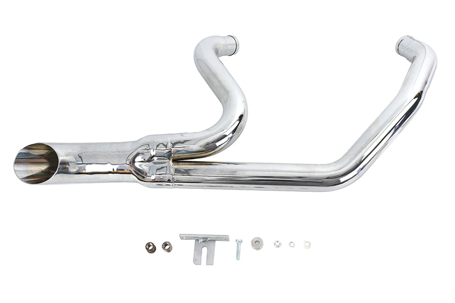 HARLEY Wyatt Gatling Butte Auspuffanlage Chrom Passend für 2006-UP FLT,
