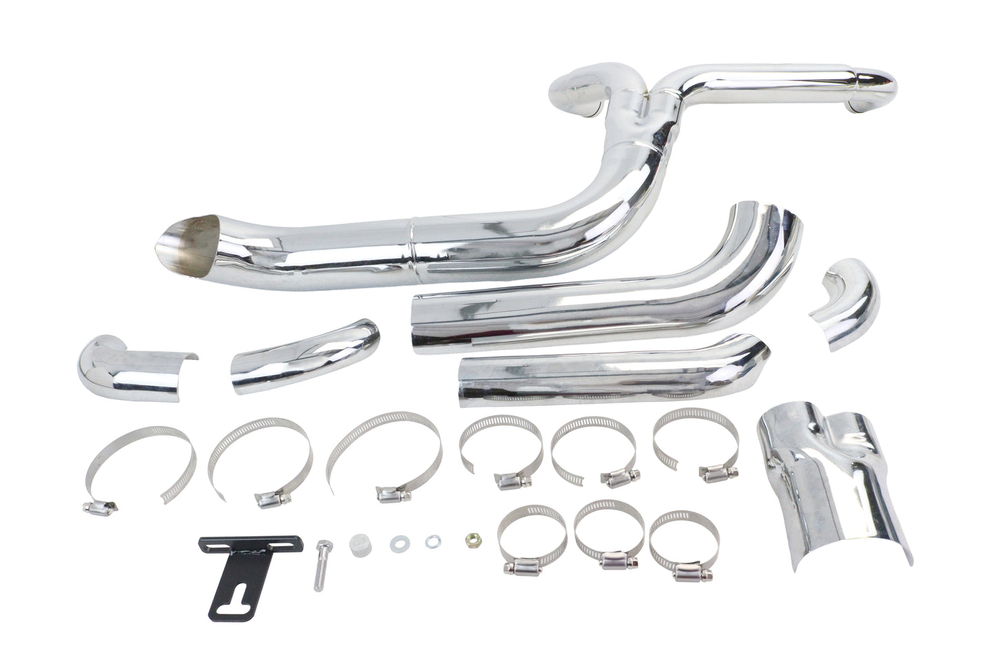 HARLEY Speedster 1-3/4 Zoll 2-in-1 Auspuffkrümmer-Set Chrom Passend für 1996-2006 FLT,