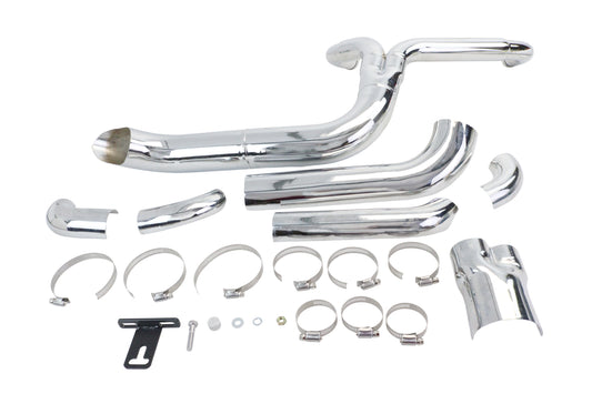 HARLEY Speedster 1-3/4 Zoll 2-in-1 Auspuffkrümmer-Set Chrom Passend für 1996-2006 FLT,